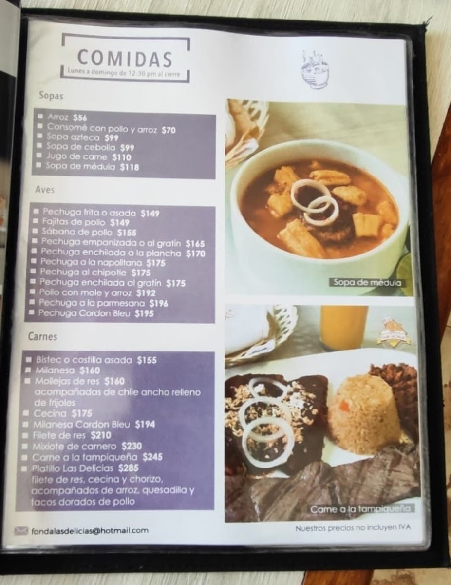 Fonda Las Delicias Menu - Image 2