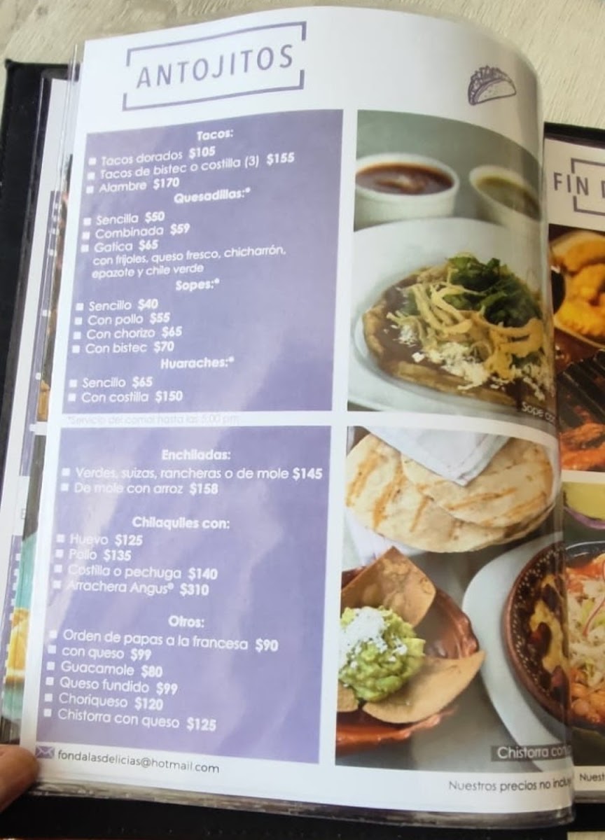 Fonda Las Delicias Menu - Image 3